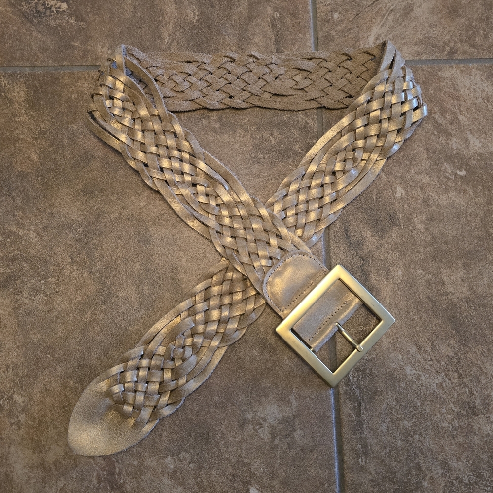 Bronze Metallic Braided | CACHE | 43 Belt